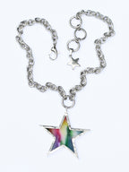 Rainbow Star Necklace - ☆