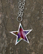 Rainbow Star Necklace -  ★
