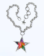 Rainbow Star Necklace - ✮