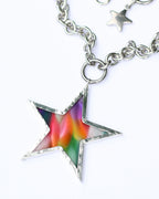 Rainbow Star Necklace - ✮