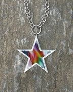Rainbow Star Necklace - ✮