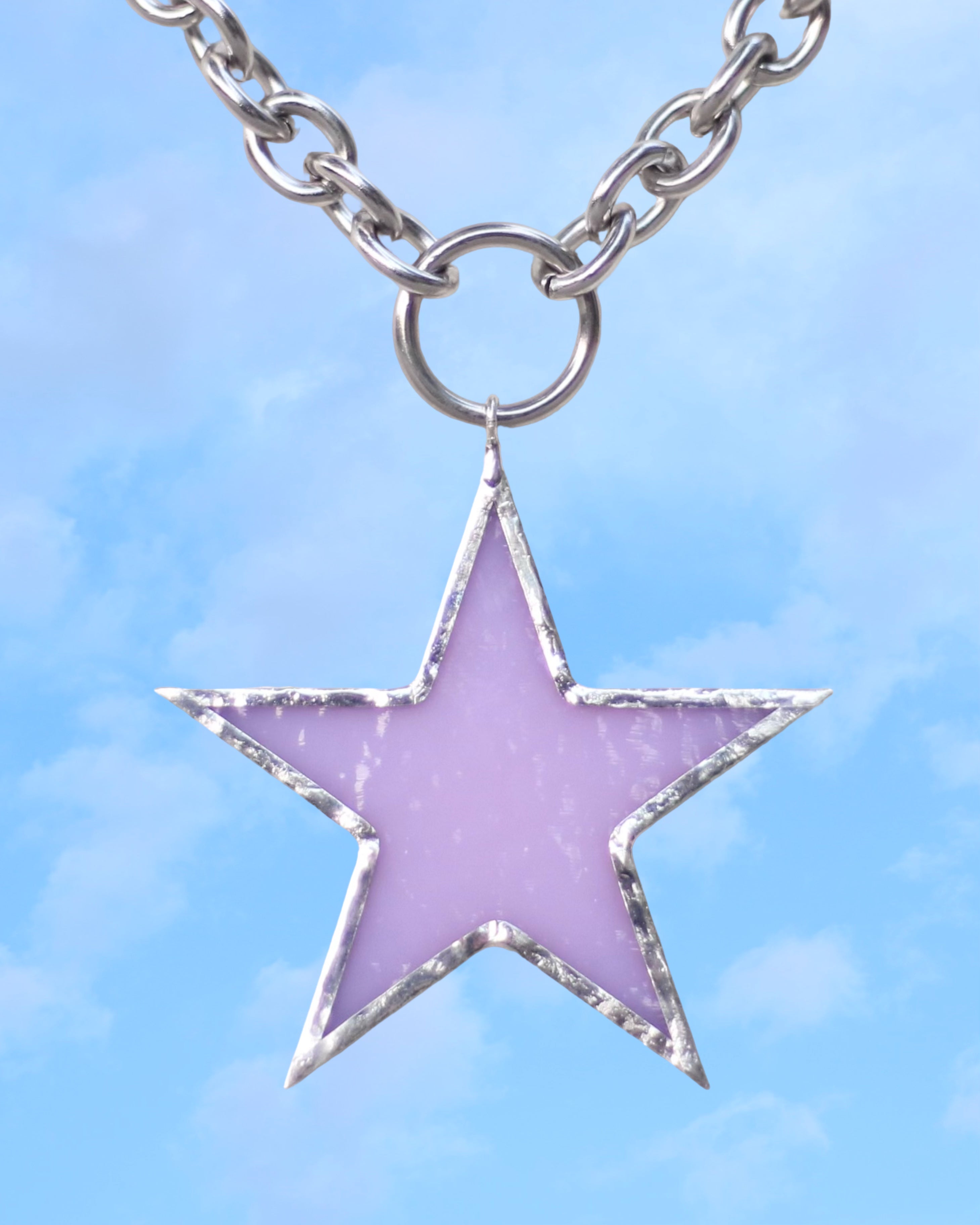 Lavender Star Necklace