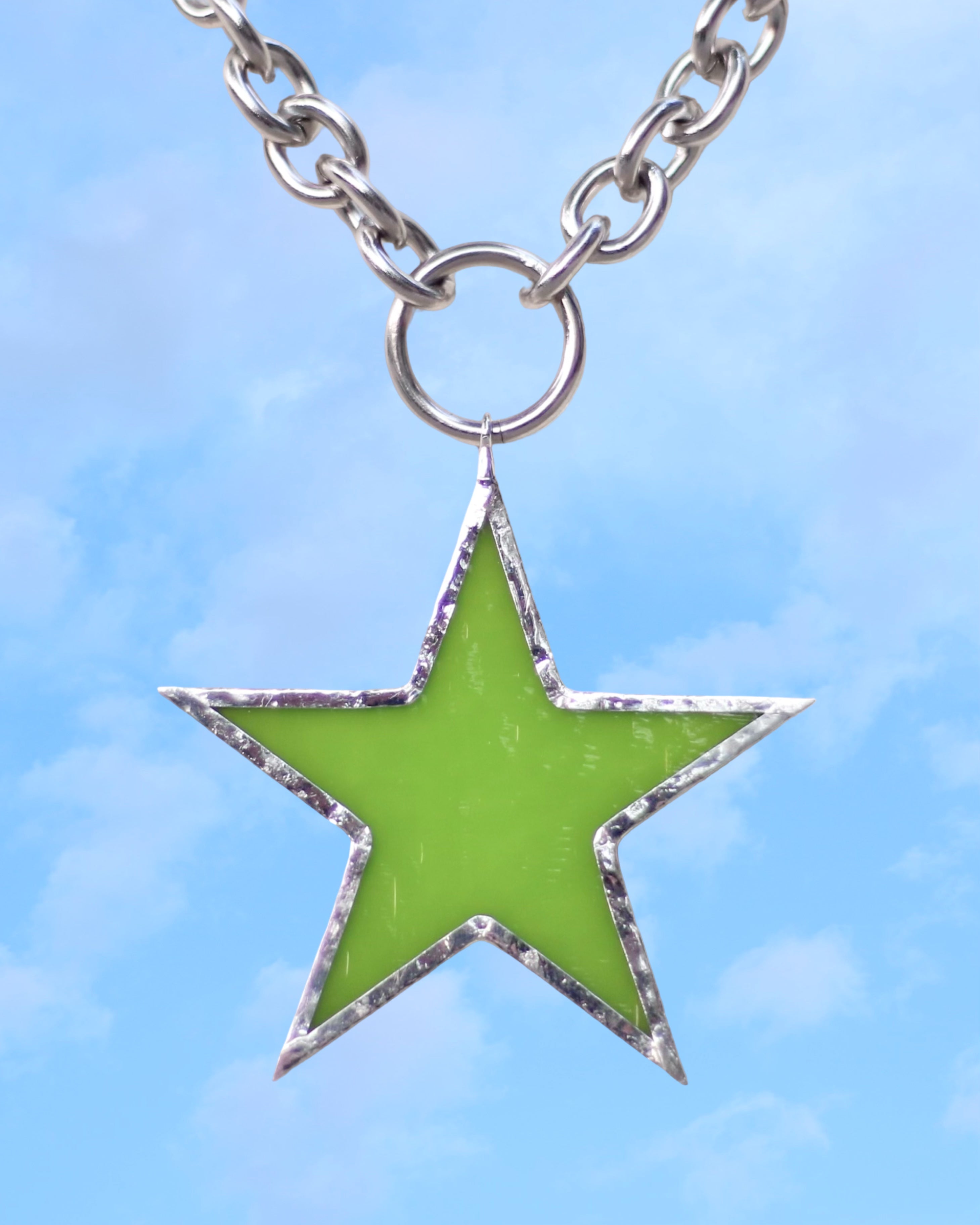 Green Star Necklace