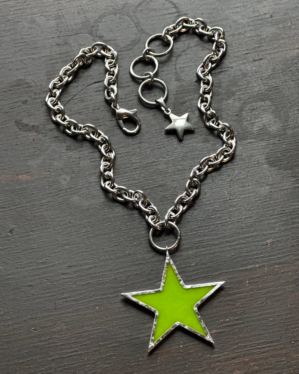 Green Star Necklace
